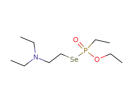 Molecular Structure of 10161-84-9 (Se-[2-(diethylamino)ethyl] O-ethyl ethylphosphonoselenoate)