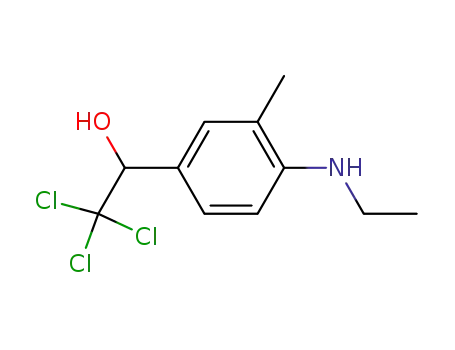 2,2,2-trichloro-1-(4-ethylamino-3-methyl-phenyl)-ethanol