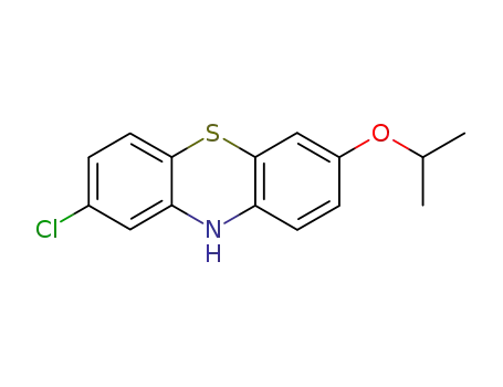 Molecular Structure of 14782-61-7 (2-chloro-7-(propan-2-yloxy)-10H-phenothiazine)