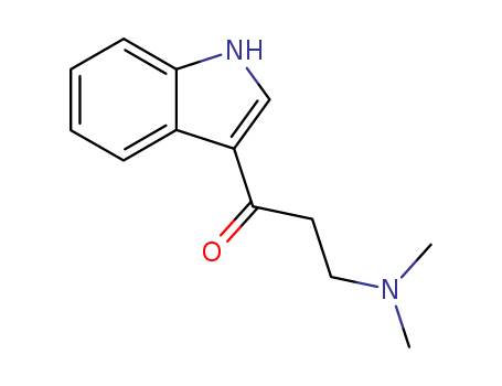 1-Propanone,3-(dimethylamino)-1-(1H-indol-3-yl)-