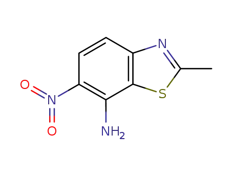 Benzothiazole, 7-amino-2-methyl-6-nitro- (6CI)