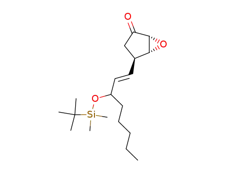 trans-4-<(1E)-3-<(tert-butyldimethylsilyl)oxy>oct-1-enyl>-2,3-epoxycyclopentanone