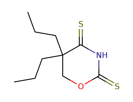 Molecular Structure of 101834-48-4 (5,5-dipropyl-1,3-oxazinane-2,4-dithione)