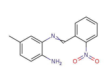 Molecular Structure of 10173-62-3 (4-methyl-N~2~-[(E)-(2-nitrophenyl)methylidene]benzene-1,2-diamine)