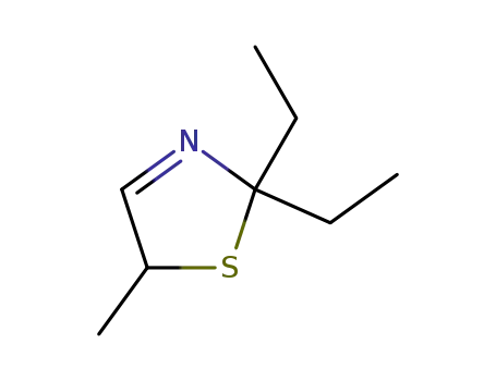 Molecular Structure of 101253-37-6 (2,2-diethyl-5-methyl-2,5-dihydro-1,3-thiazole)