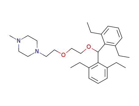 Piperazine,1-[2-[2-[bis(2,6-diethylphenyl)methoxy]ethoxy]ethyl]-4-methyl-