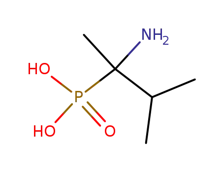 Molecular Structure of 101804-01-7 ((1-Amino-1,2-dimethylpropyl)phosphonic acid hydrate)