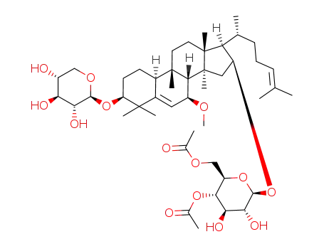 (4R,7R,8xi,9beta,16beta)-7-methoxy-9,10,14-trimethyl-1-(beta-D-xylopyranosyloxy)-4,9-cyclo-9,10-secocholesta-5,24-dien-16-yl 4,6-di-O-acetyl-beta-D-allopyranoside