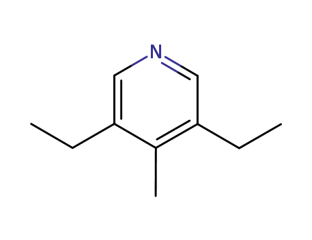 Molecular Structure of 101290-49-7 (Pyridine,3,5-diethyl-4-methyl-(9CI))
