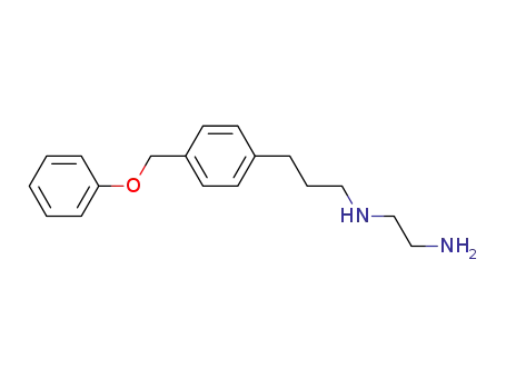 Molecular Structure of 101418-48-8 (N-[3-[4-(phenoxymethyl)phenyl]propyl]ethane-1,2-diamine)