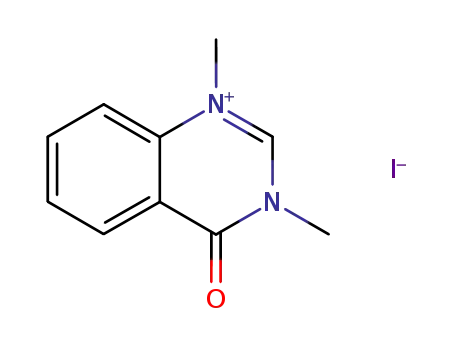 Molecular Structure of 2453-94-3 (1,3-dimethyl-4-oxo-1,4-dihydroquinazolin-3-ium)