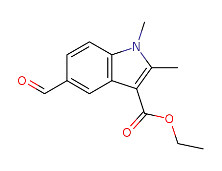 ethyl 5-formyl-1,2-dimethyl-1H-indole-3-carboxylate