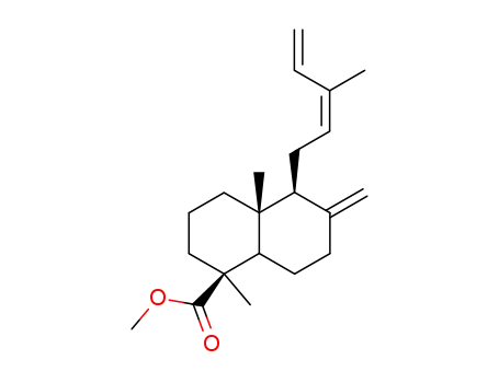 (1S,8aα)-1,4aβ-Dimethyl-5β-(3-methyl-2,4-pentadienyl)-6-methylenedecalin-1β-carboxylic acid methyl ester