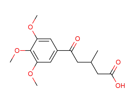 3-메틸-5-옥소-5-(3,4,5-트리메톡시페닐)발레릭산