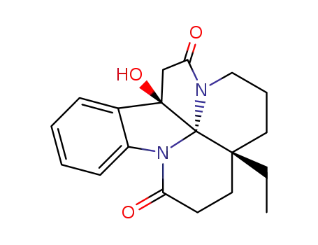 Molecular Structure of 1236143-34-2 ((-)-scholarisine G)