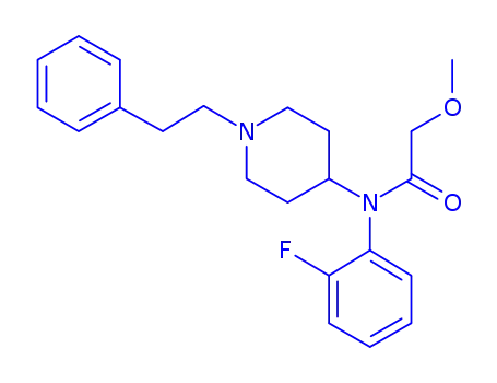 Molecular Structure of 101343-69-5 (Ocfentanil)