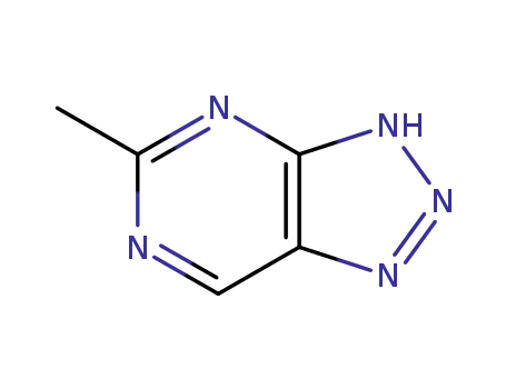 Molecular Structure of 10179-82-5 (v-Triazolo[4,5-d]pyrimidine, 5-methyl- (7CI,8CI))