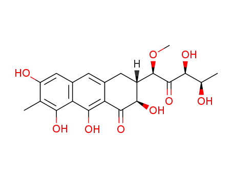 Molecular Structure of 10183-93-4 (chromomycinone)