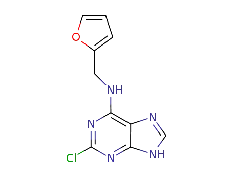 (2-Chloro-7H-purin-6-yl)-furan-2-ylmethyl-amine