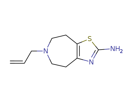 4H-Thiazolo[4,5-d]azepin-2-amine,5,6,7,8-tetrahydro-6-(2-propen-1-yl)-(101626-70-4)