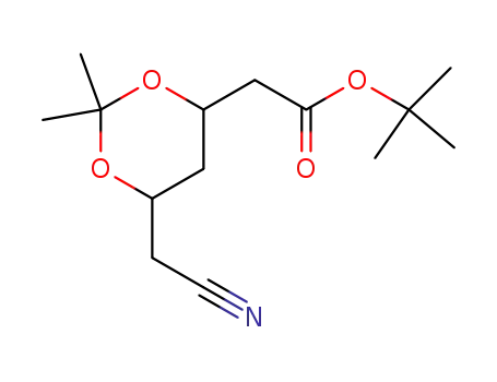 1,1-dimethylethyl 6-cyanomethyl-2,2-dimethyl-1,3-dioxane-4-acetate