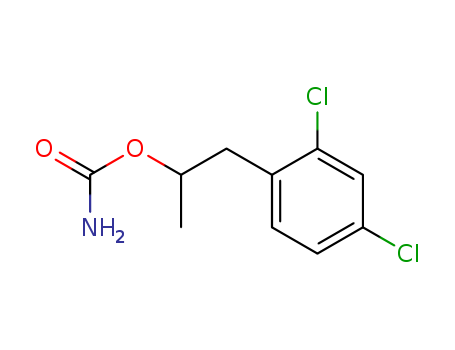 Carbamic acid 2,4-dichloro-α-methylphenethyl ester