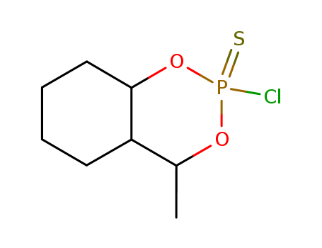 4-chloro-2-methyl-4-sulfanylidene-3,5-dioxa-4-phosphabicyclo[4.4.0]decane