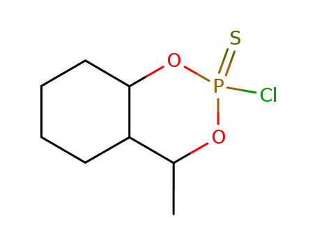 2-Chlorohexahydro-4-methyl 4H-1,3,2-benzodioxaphosphorin 2-sulfide