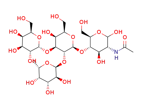O-α-L-fucopyranosyl-(1<*>2)-<O-α-D-galactopyranosyl-(1<*>3)>-O-β-D-galactopyranosyl-(1<*>4)-2-acetamido-2-deoxy-D-glucopyranose
