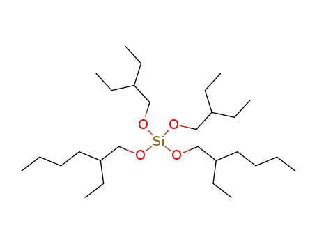 Molecular Structure of 10143-57-4 (Bis(2-ethylbutyloxy)bis(2-ethylhexyloxy)silane)