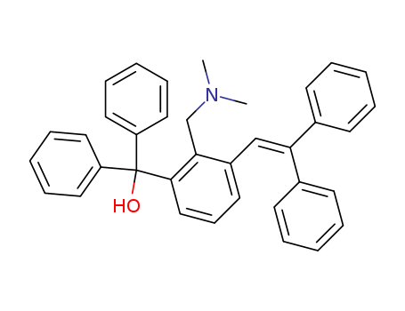 Benzenemethanol,2-[(dimethylamino)methyl]-3-(2,2-diphenylethenyl)-a,a-diphenyl- cas  10126-20-2