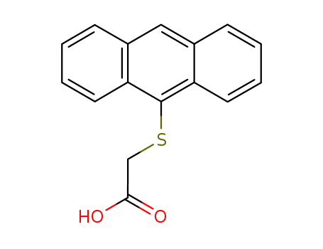 Molecular Structure of 101277-99-0 ((9-anthrylsulfanyl)acetic acid)