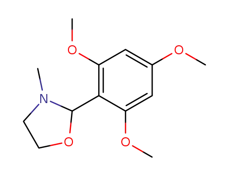 Molecular Structure of 101932-26-7 (3-methyl-2-(2,4,6-trimethoxyphenyl)-1,3-oxazolidine)