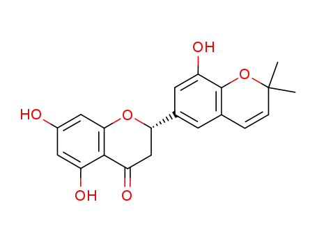 Molecular Structure of 101923-93-7 ((2S)-5,7,8'-Trihydroxy-2',2'-dimethyl-2,6'-bi[2H-1-benzopyran]-4(3H)-one)