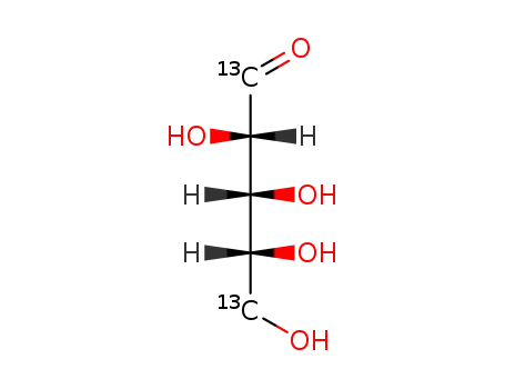 D-(1,5-13C<sub>2</sub>)arabinose