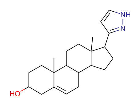Androst-5-en-3-ol,17-(1H-pyrazol-3-yl)-, (3b,17b)- (9CI) cas  10163-91-4