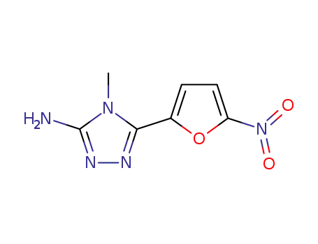 4-メチル-5-(5-ニトロ-2-フリル)-4H-1,2,4-トリアゾール-3-アミン