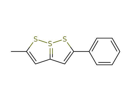 Molecular Structure of 1016-98-4 (2-methyl-5-phenyl-7lambda~4~-[1,2]dithiolo[1,5-b][1,2]dithiole)