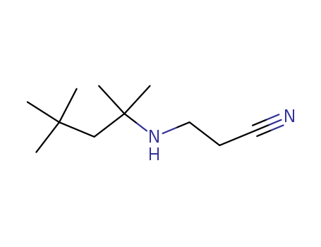 3-(2,4,4-trimethylpentan-2-ylamino)propanenitrile