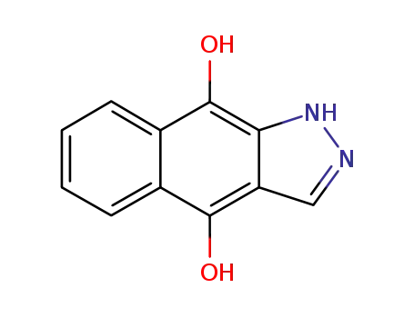 (1,4)-naphthohydroquinono[3,2-c]-1H-pyrazole