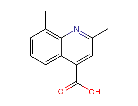 Molecular Structure of 609822-00-6 (2,8-DIMETHYL-4-QUINOLINECARBOXYLIC ACID)