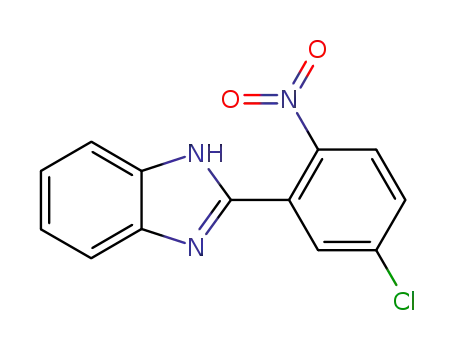 Molecular Structure of 10173-75-8 (2-(5-chloro-2-nitrophenyl)-1H-benzimidazole)