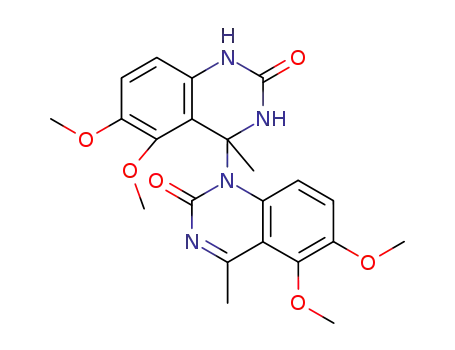 5,6,5',6'-Tetramethoxy-4,4'-dimethyl-3',4'-dihydro-1'H-[1,4']biquinazolinyl-2,2'-dione