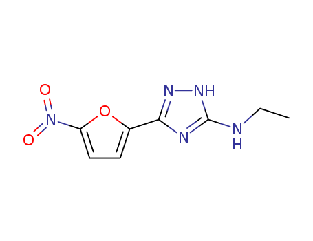 N-Ethyl-5-(5-nitrofuran-2-yl)-1H-1,2,4-triazol-3-amine