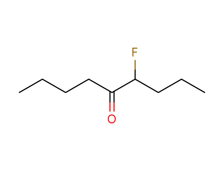 Molecular Structure of 101327-89-3 (5-Nonanone,  4-fluoro-)