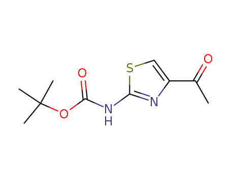 카르밤산, (4-아세틸-2-티아졸릴)-, 1,1-디메틸에틸 에스테르 (9CI)