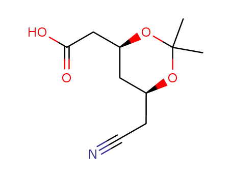 [(4R,6R)-6-(Cyanomethyl)-2,2-dimethyl-1,3-dioxan-4-yl]acetic acid