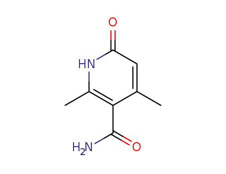 Molecular Structure of 65934-19-2 (2,4-dimethyl-6-oxo-1,6-dihydropyridine-3-carboxamide)