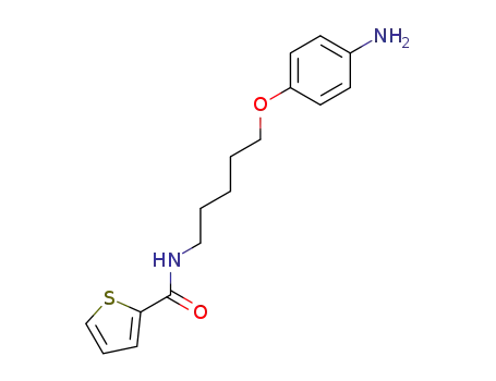 2-Thiophenecarboxamide, N-(5-(p-aminophenoxy)pentyl)-