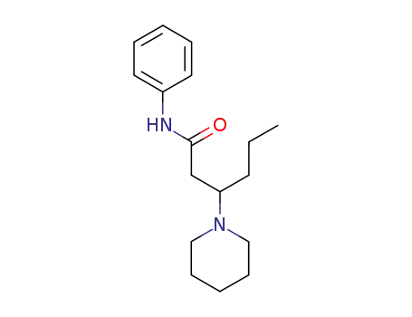 Molecular Structure of 101739-53-1 (N-phenyl-3-piperidin-1-ylhexanamide)